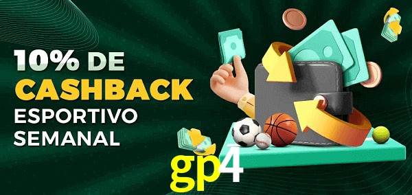 10% de bônus de cashback na gp4
