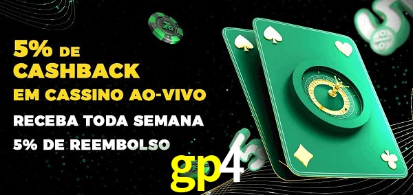 Promoções do cassino ao Vivo gp4